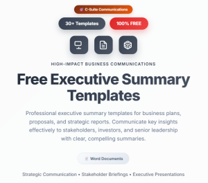 30+ Free Executive Summary Templates in Word - Learn Management