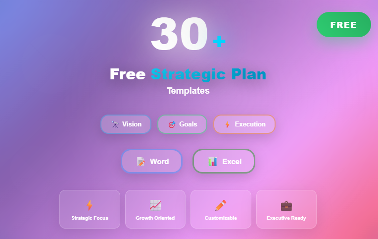 30 Free Strategic Plan Templates - 30 Free Strategic Plan Templates Word And Excel 