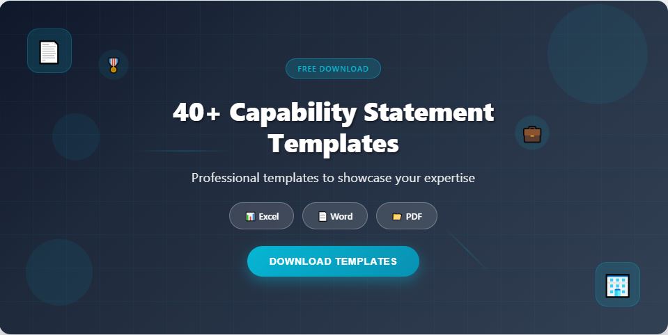 Download Capability 40 Free Download Effective Capability Statement Templates - Learn ...