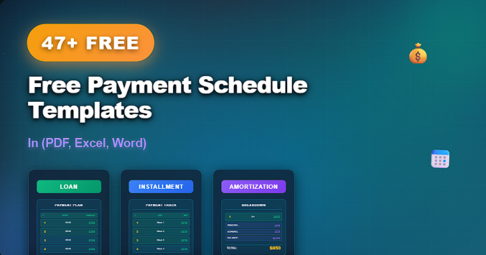 47-free-payment-schedule-templates-pdf-excel-word