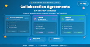 36+ FREE Collaboration Agreements And Contract Samples In (Word ...