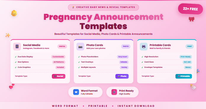 Pregnancy verification forms in Word